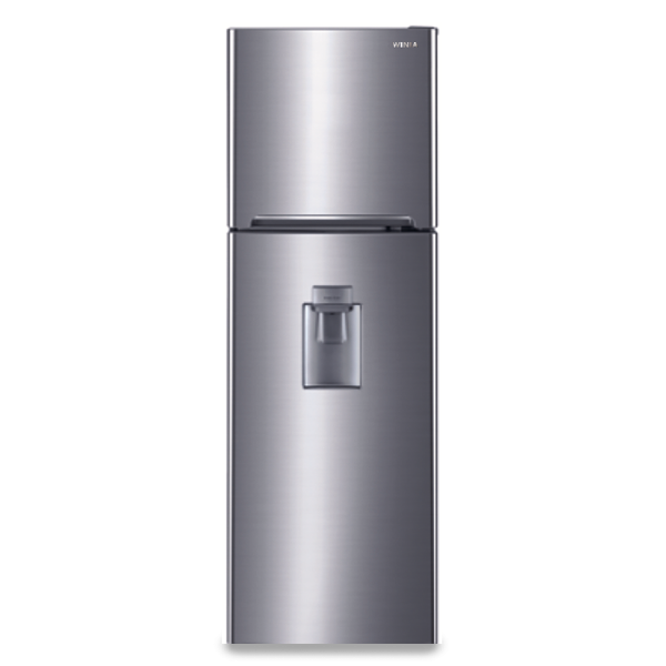 Imagen de Refrigeradora WINIA PR-1261DGF 9" ACERO INOX dispensador dos puertas