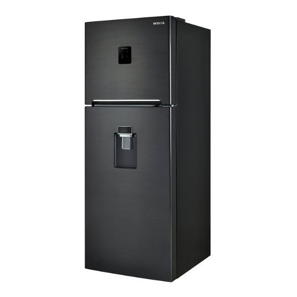 Imagen de REFRIGERADORA WINIA PR-2344FDJ 18" ACERO NEGRA DOS PUERTAS