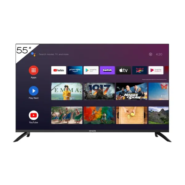 Imagen de Pantalla LED AIWA Smart/Android TV Frameless 4K 55" 