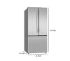 Imagen de Refrigeradora SXS GE PNF25FYRCFS, 25FT 699L