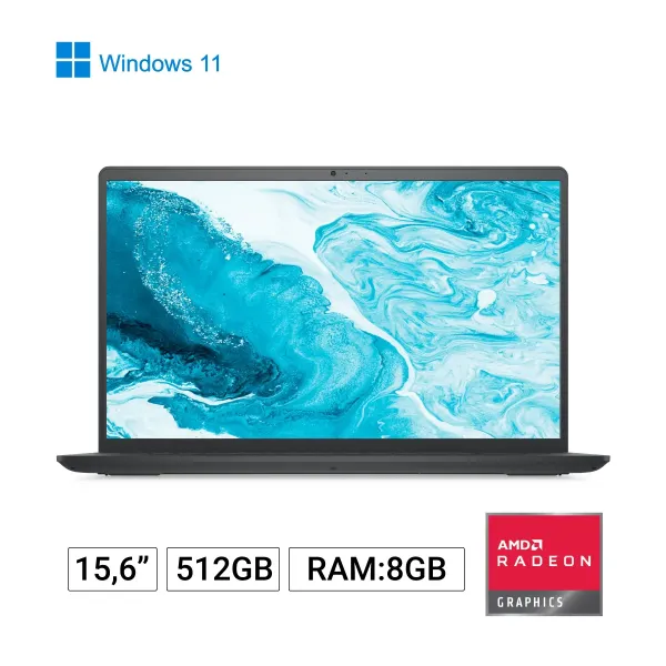 Portátil DELL Inspiron 3535 Ryzen 3-7320U, 8GB + 512GB SD. Tienda