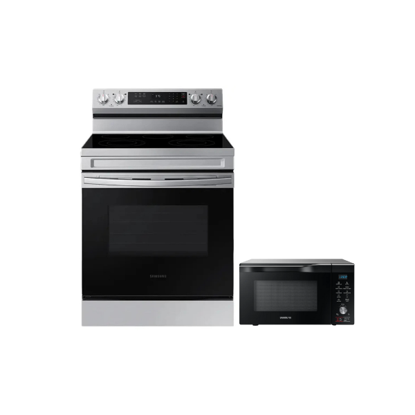 Imagen de Combo Cocina Eléctrica Samsung 30" 5Q NE63F6511SR + Microondas 1,4 
